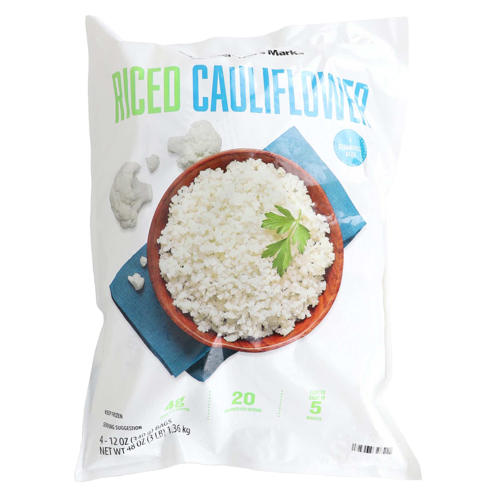 Member's Mark Riced Cauliflower 1.36kg